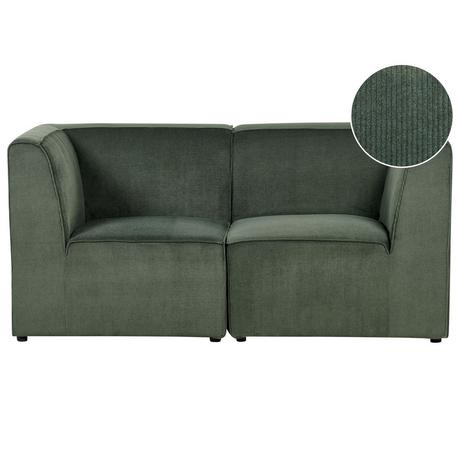 Beliani 2 Sitzer Sofa aus Cord Modern LEMVIG  