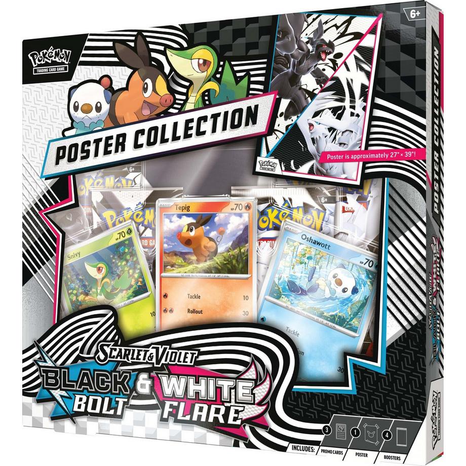Pokémon  TCG: Scarlet & Violet SV10.5 - Black Bolt & White Flare - Unova Poster Collection - EN 