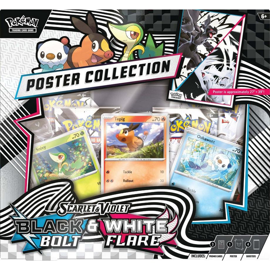 Pokémon  TCG: Scarlet & Violet SV10.5 - Black Bolt & White Flare - Unova Poster Collection - EN 