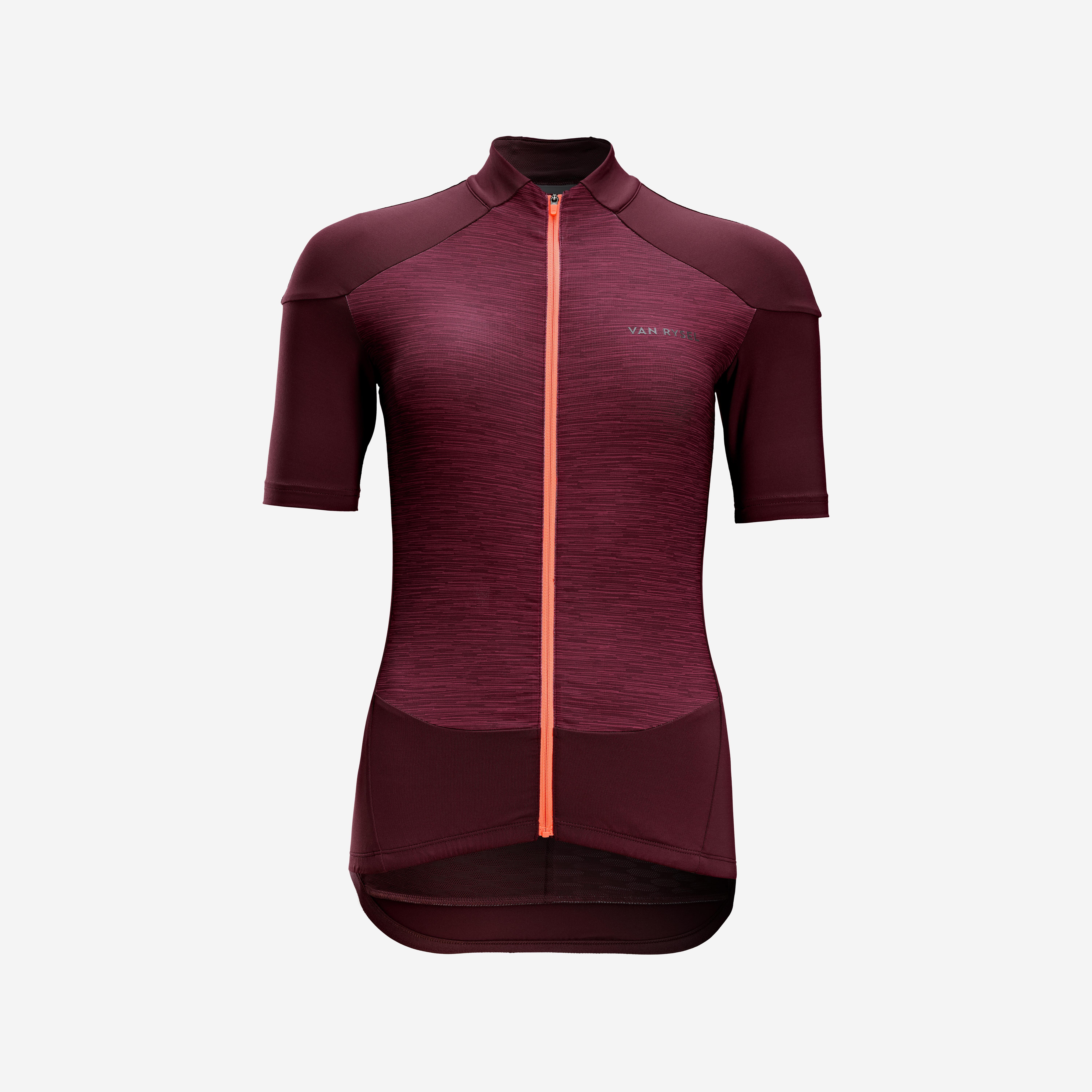 Image of Kurzarmtrikot - 500 Unisex Dunkelrot L