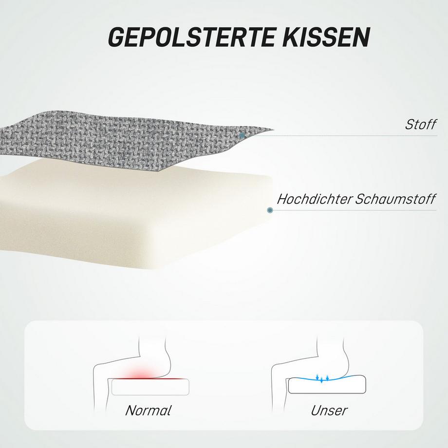 HOMCOM Chaise de bureau  