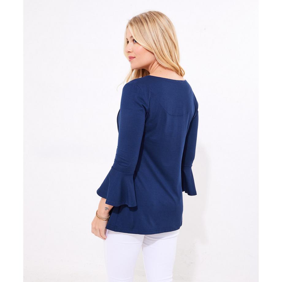 Joe Browns Langes Jersey-Oberteil mit Knopfleiste  