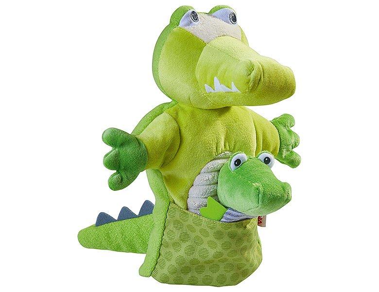 HABA  HABA-Handpuppe Krokodil mit Baby 