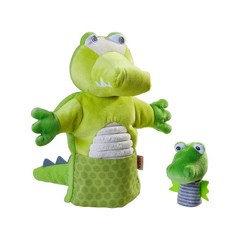 HABA  HABA-Handpuppe Krokodil mit Baby 