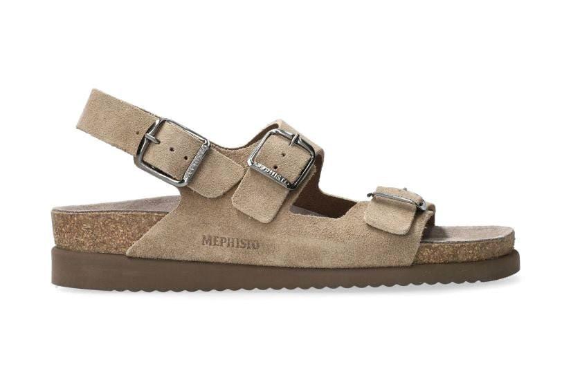 Image of Hetty - Wildleder Sandale Damen Grau 42