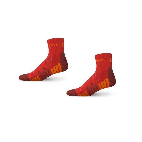 Image of Salomon Hikingsocken Active 2-pack Unisex Rot Bunt XL
