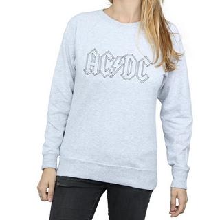 AC/DC ACDC Logo Stampa Felpa  
