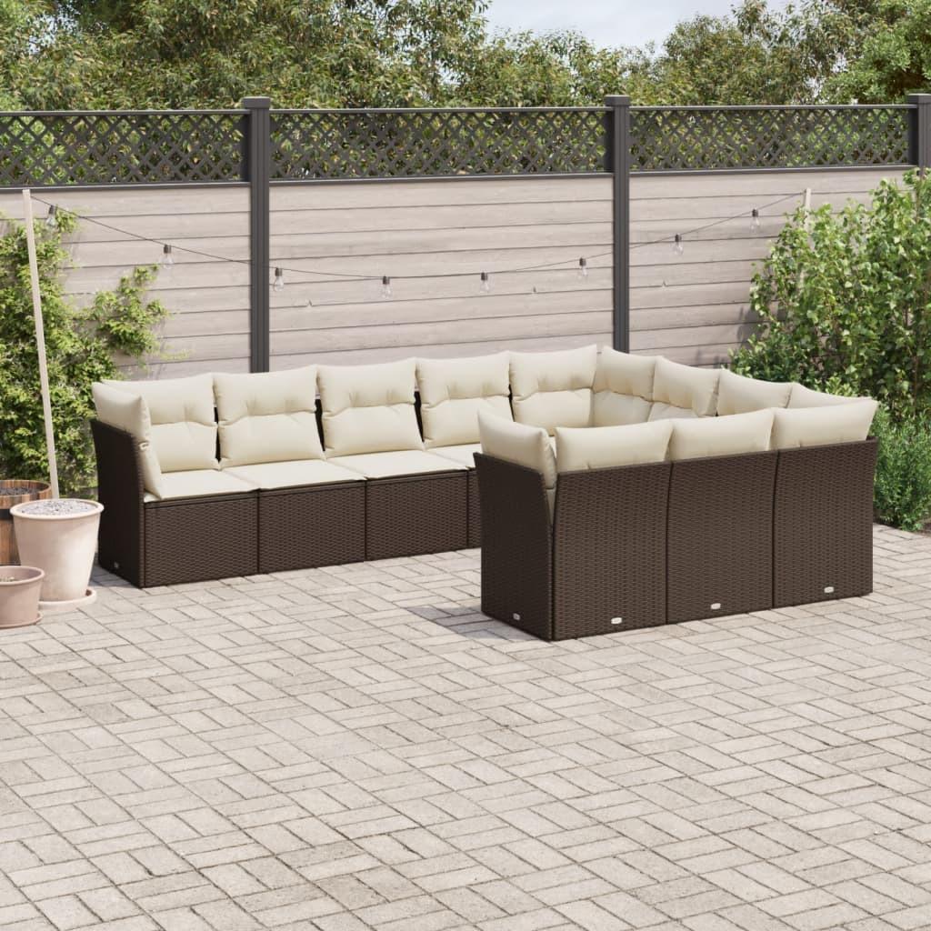 VidaXL Garten sofagarnitur poly-rattan  