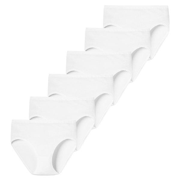 Image of 6er Pack Original Classics Feinripp - Hüftslip Damen Weiss 3XL