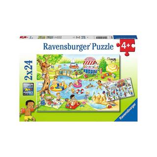 Ravensburger  Puzzle Freizeit am See (2x24) 