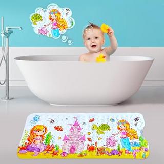 Activity-board Badematte für Wanne für Kinder Cartoon Anti Rutsch Baby Badewanne Matte Extra lange Anti Rutsch  