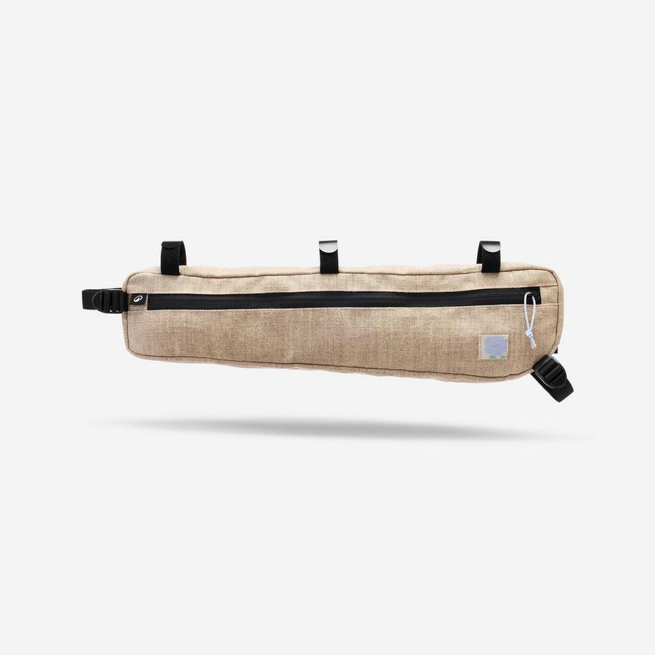 Half-Frame Velo-Rahmentasche aus Leinen, 2,5 Liter Bikepacking