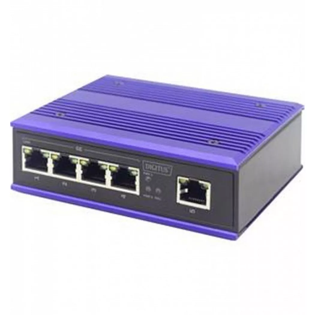 Digitus 4 port gigabit network switch. industrial. unmanaged. 1 RJ45 u