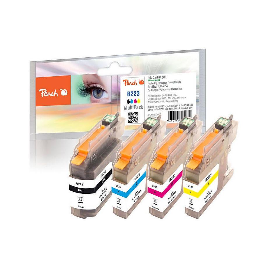 Peach  Inchiostro per Brother LC-223 Multipack 