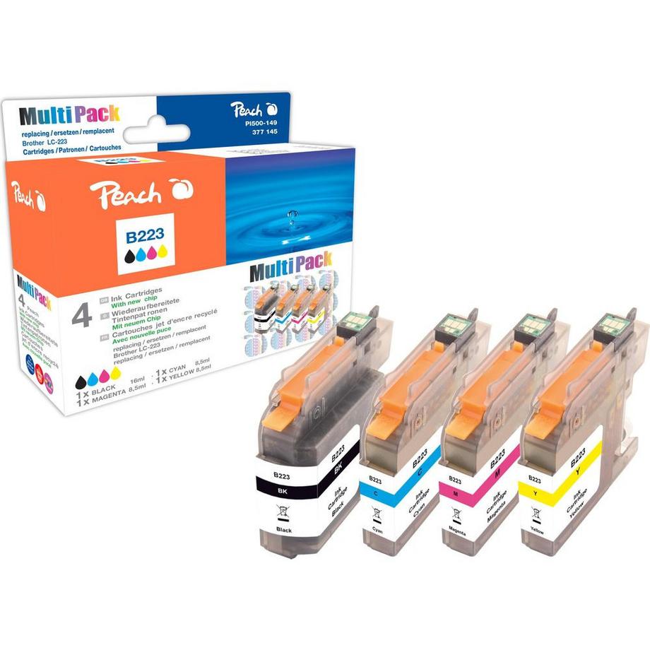 Peach  Inchiostro per Brother LC-223 Multipack 