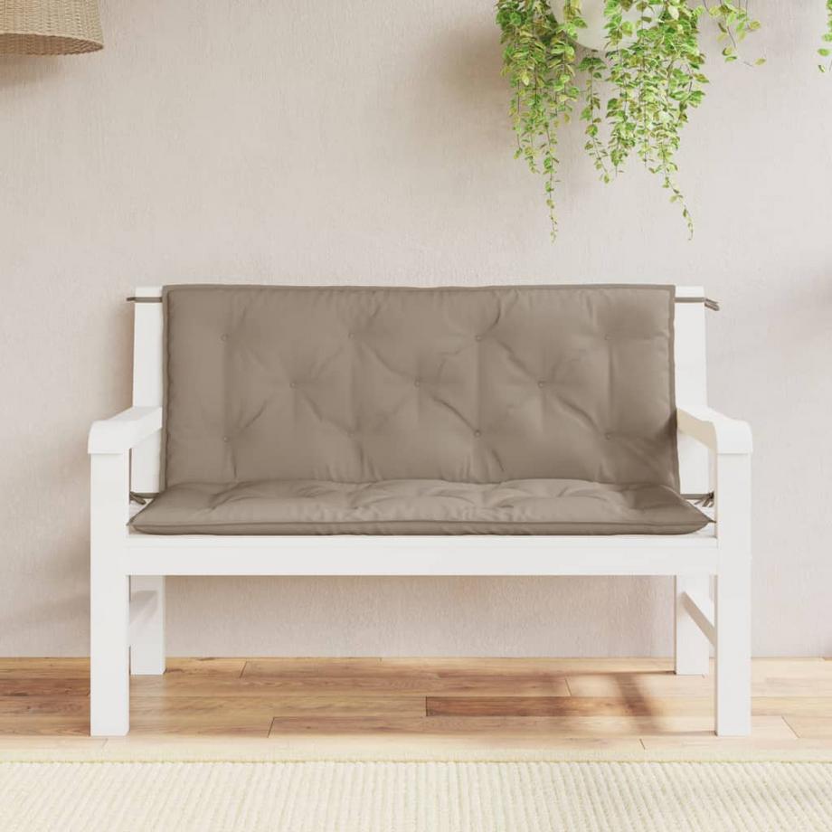 VidaXL cuscino per panca da giardino Tessuto  