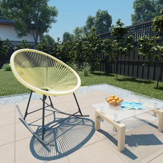 VidaXL Chaise acapulco rotin synthétique  