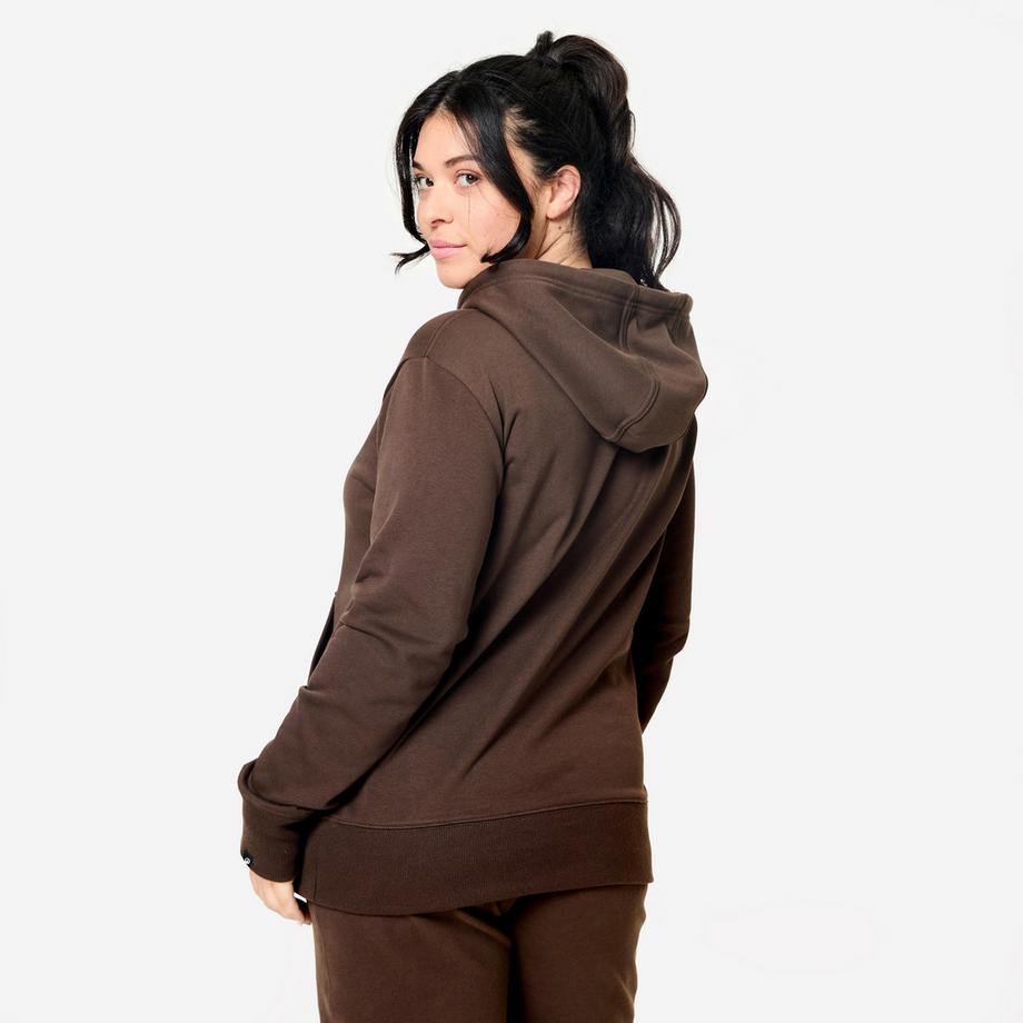 DOMYOS  Felpa donna con cappuccio cotone 