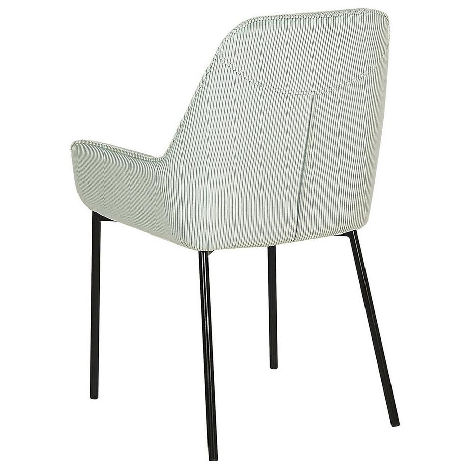 Beliani Set di 2 sedie da pranzo en Velluto a coste Glamour LOVERNA  