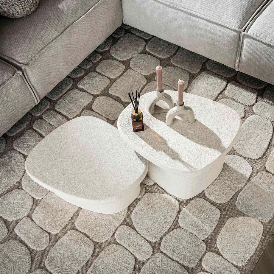 mutoni Couchtisch Stone Organic (2er-Set)  