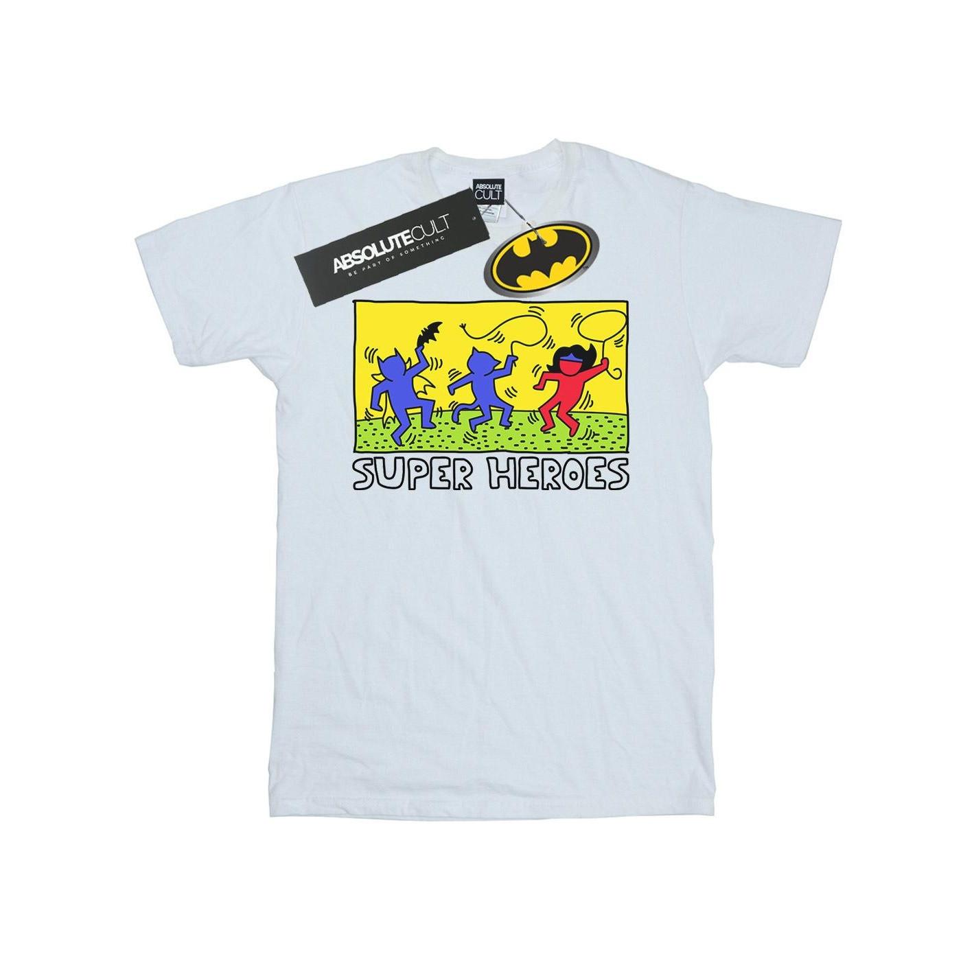 Image of Batman Pop Art Tshirt Jungen Weiss 152-158
