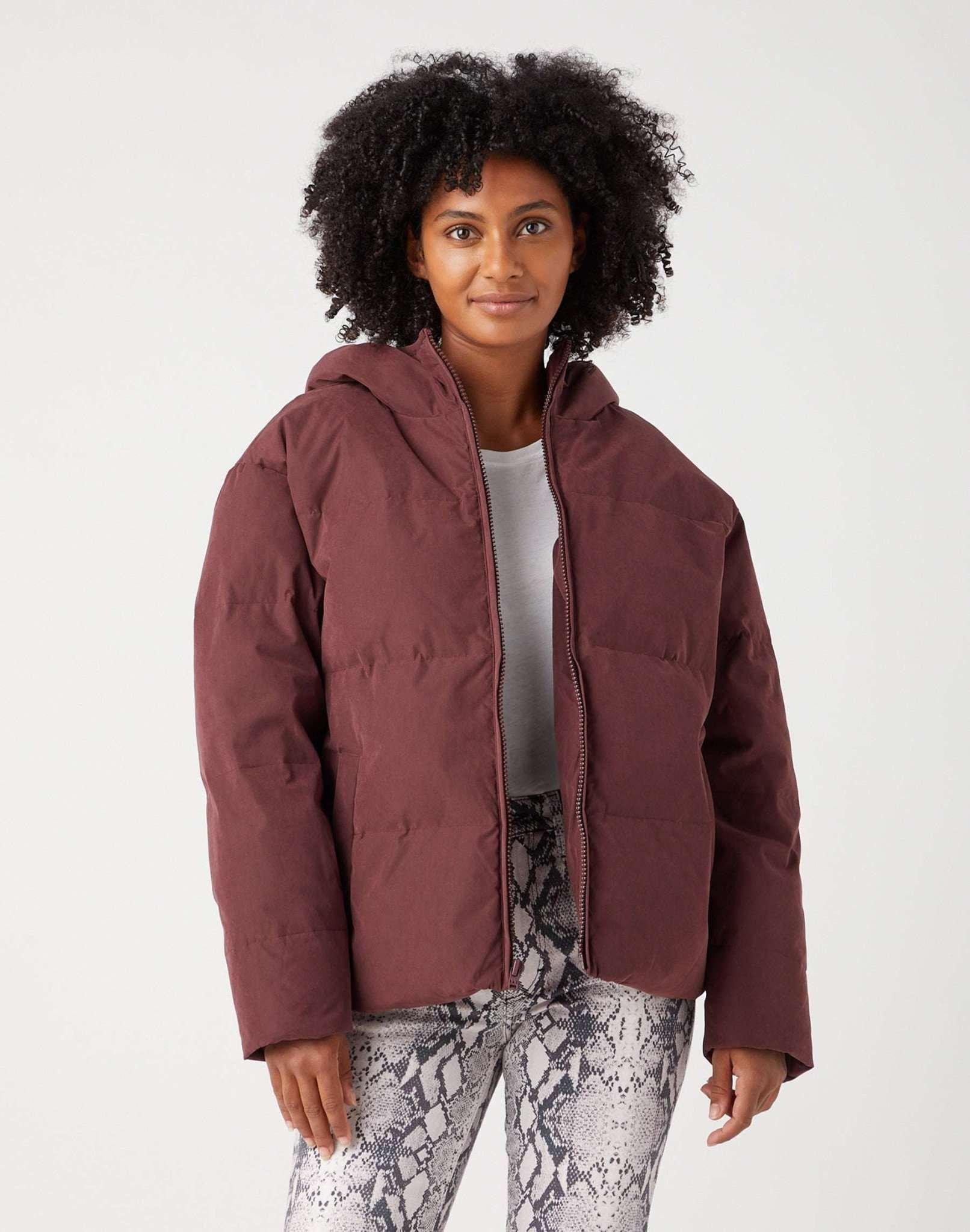 Image of Jacken Embossed Puffer Damen Braun M