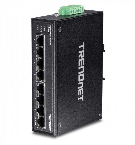 TRENDNET  TI-PG80 8-port PoE+ Switch Industrial Gigabit 