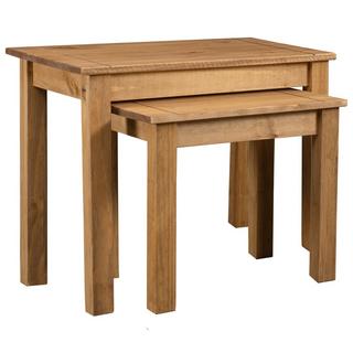 VidaXL Table gigogne bois  