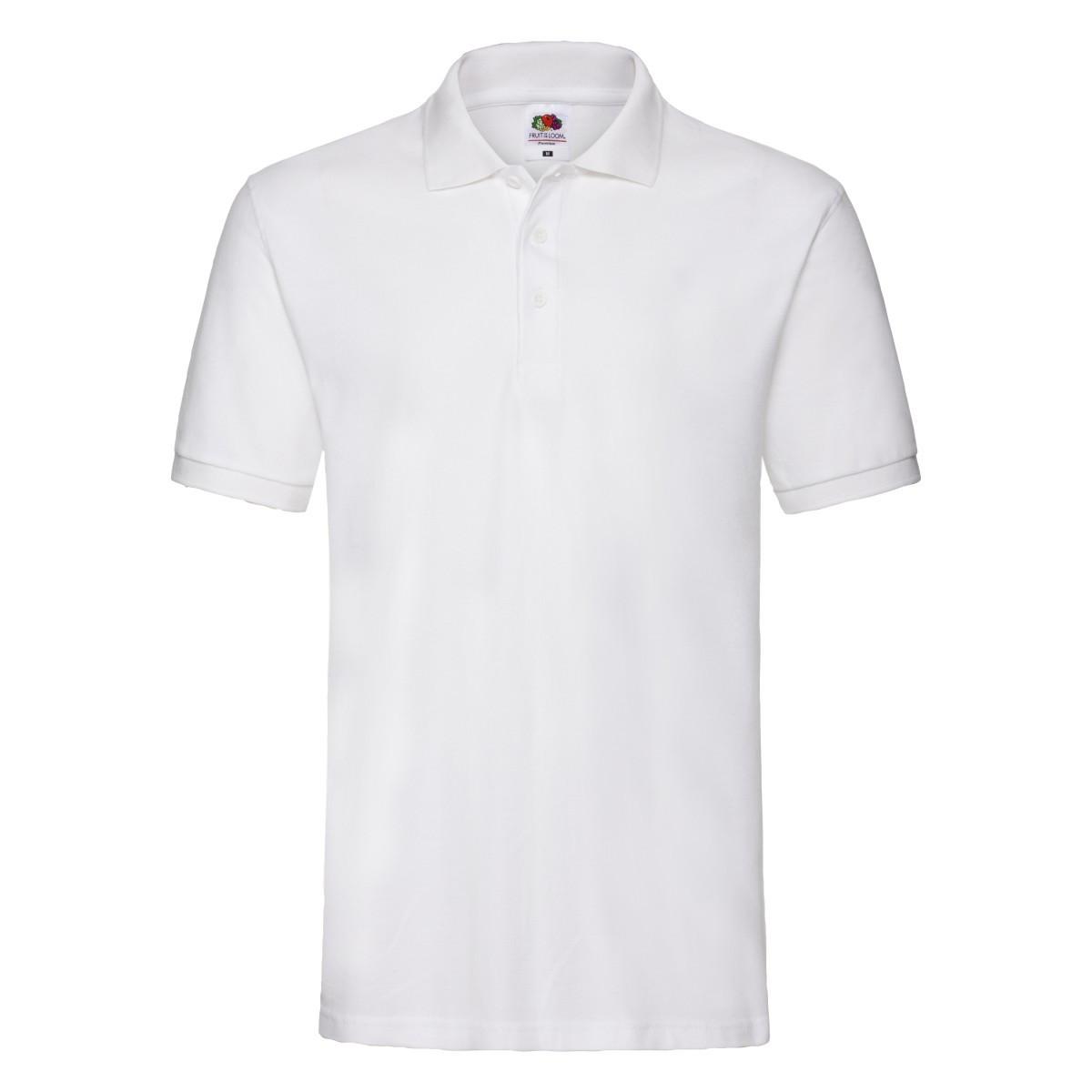 Image of Premium Poloshirt Herren Weiss M