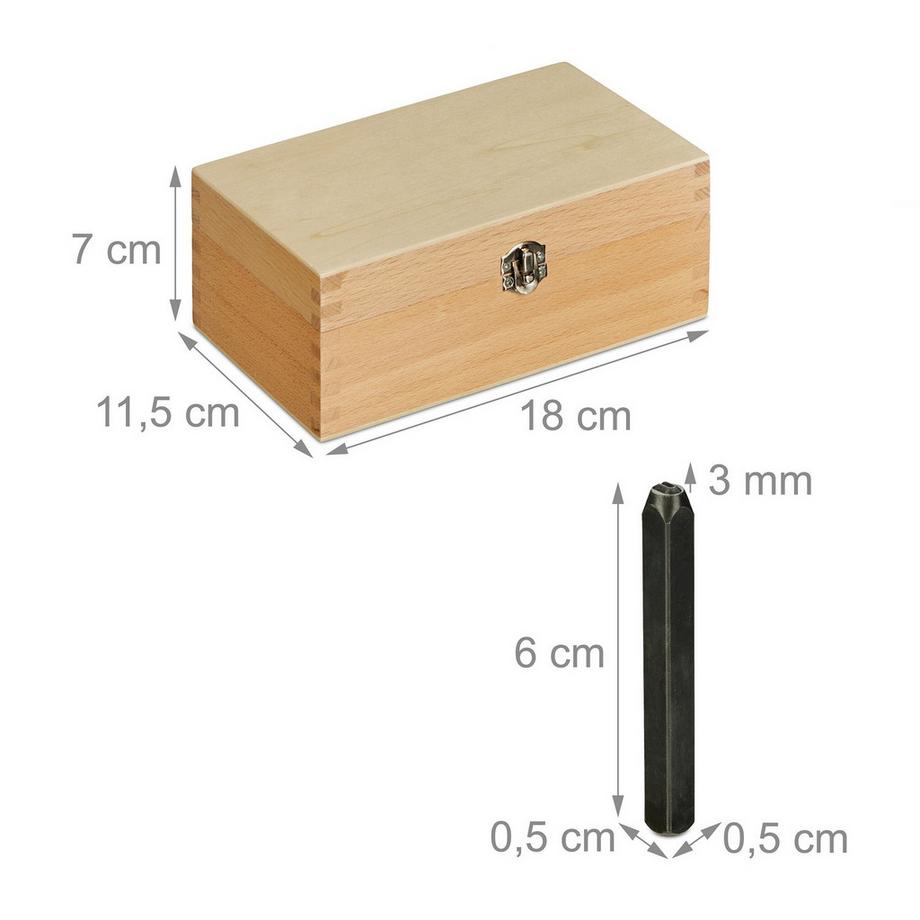 B2X Buchstabensatz 3 mm  