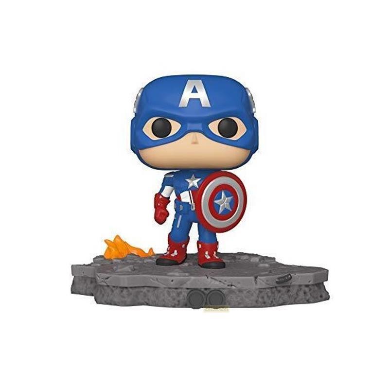 Funko  Figura POP Marvel Avengers Capitan America Assemble Esclusivo 