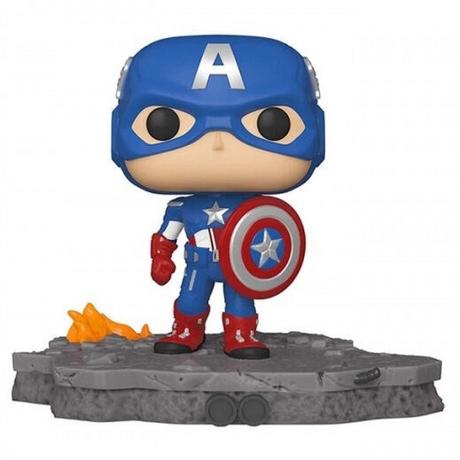 Funko  Figura POP Marvel Avengers Capitan America Assemble Esclusivo 