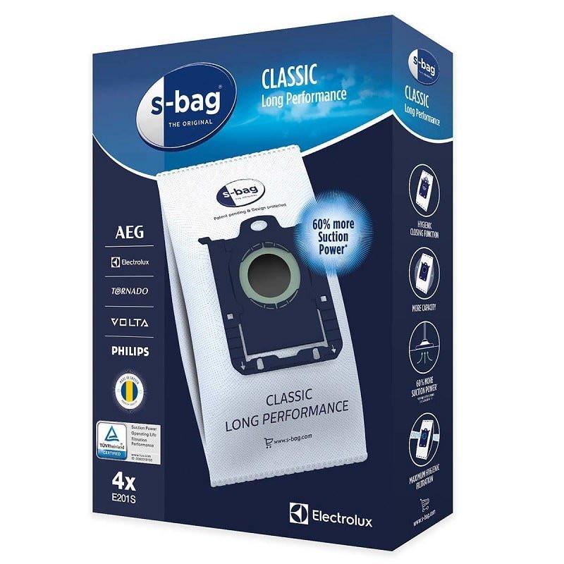 Electrolux Electrolux Sacs d'aspirateur S-bag, pack de 4  