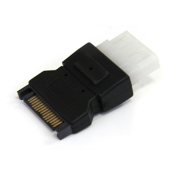 Image of Startech.com Sata Auf 4-pin Lp4 Molex Stromadapter Unisex Schwarz