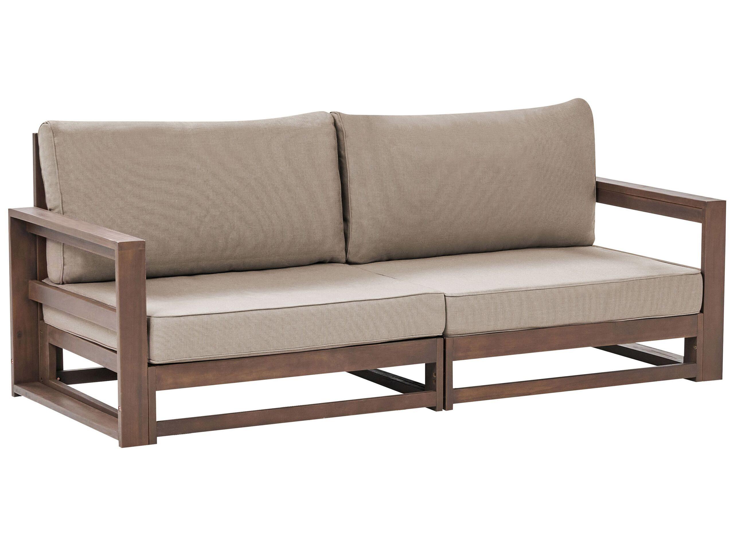 Beliani Canapé 2 places en Bois d'acacia certifié FSC® Moderne TIMOR  