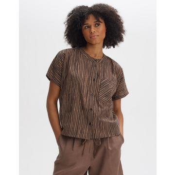 Blouse à manches courtes Fizara Forme en O