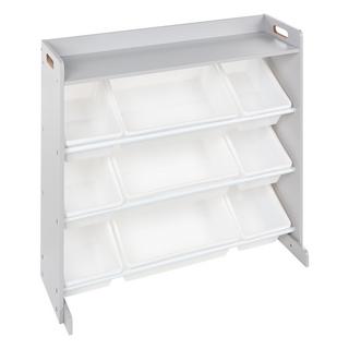 Beliani Étagère avec 9 bacs de rangement en MDF Moderne COLLIE  