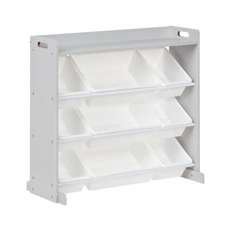 Beliani Étagère avec 9 bacs de rangement en MDF Moderne COLLIE  