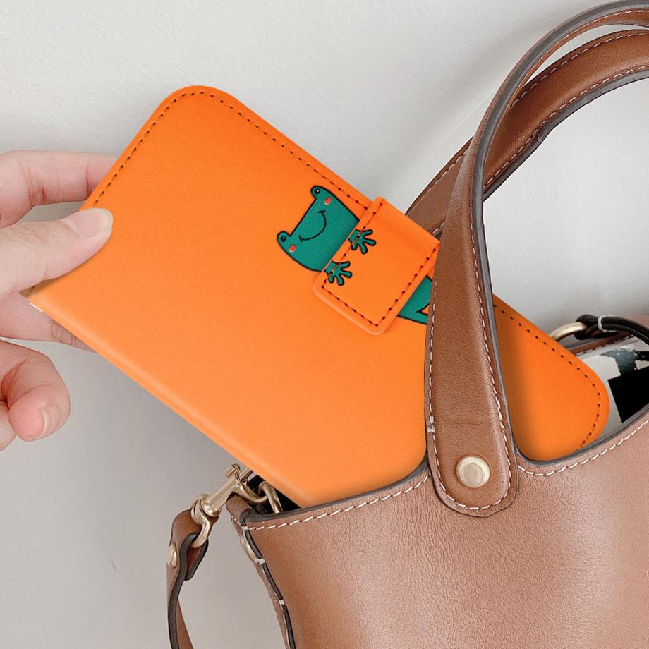 Avizar  Samsung A34 5G Hülle Frosch Orange 