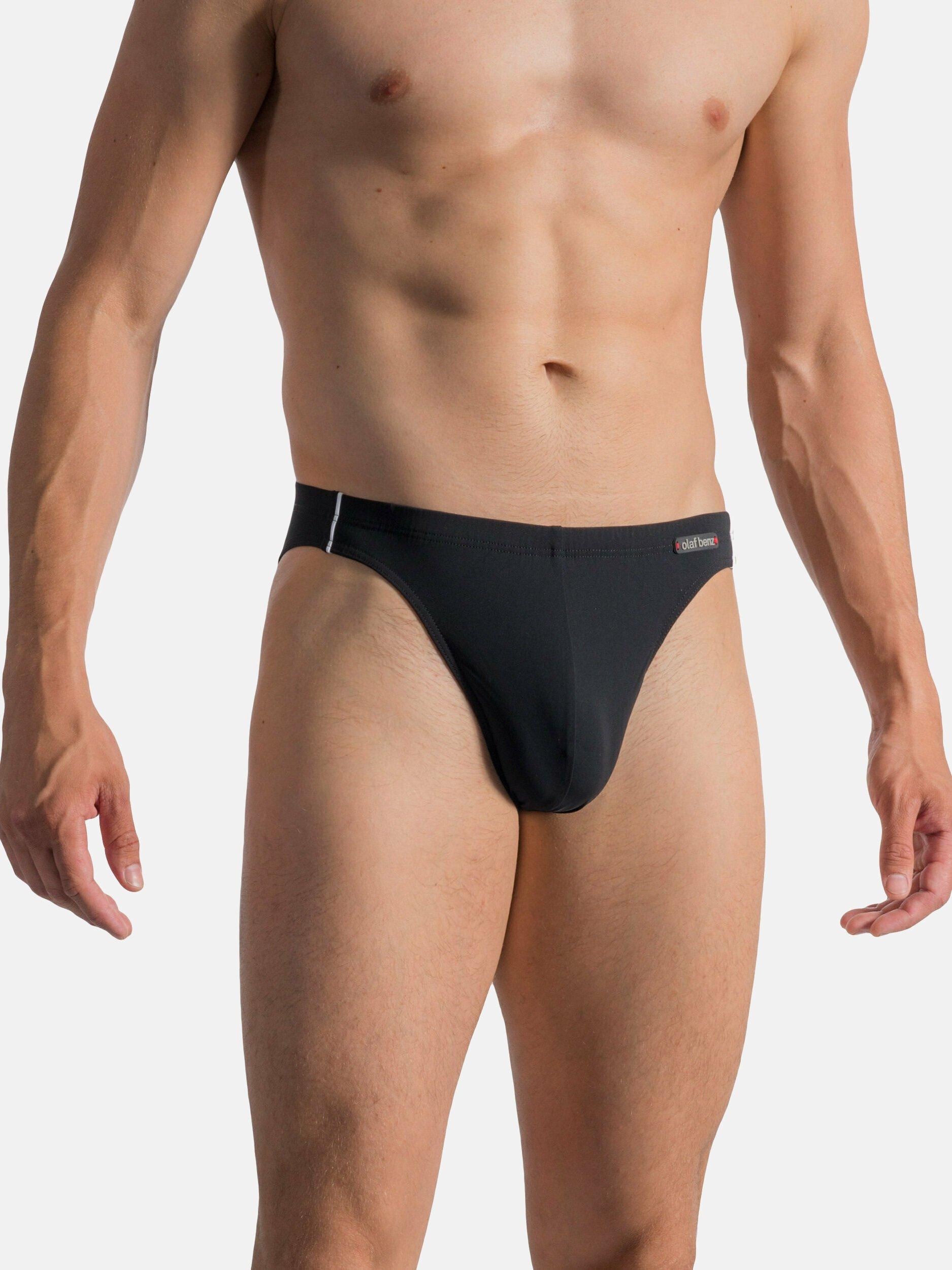 Image of Blu1200 Badeslip Herren Schwarz S