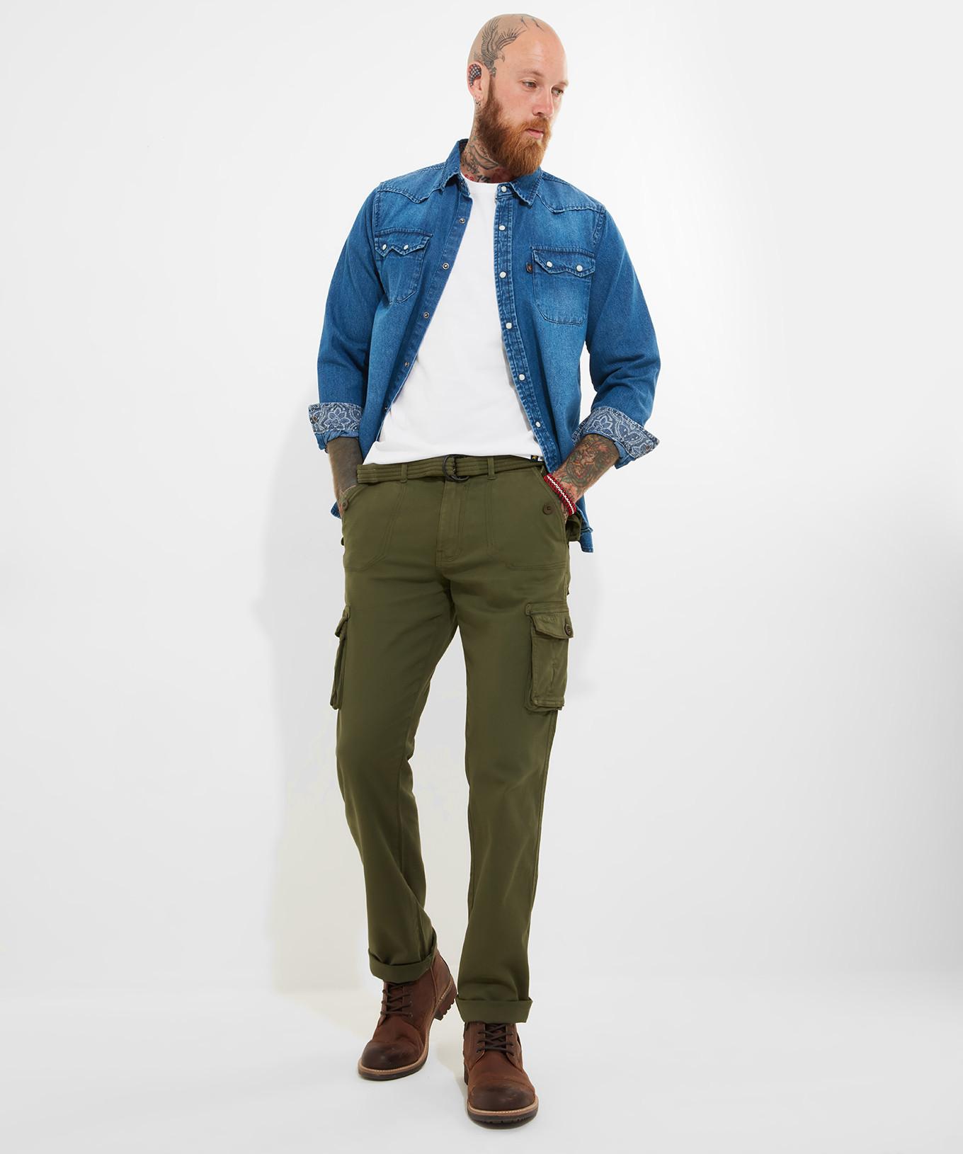 Joe Browns  Pantalon Cargo Kaki 