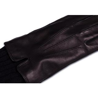 CASH-MERE.CH  Gants en cuir à doublure allongée et fonction écran tactile 