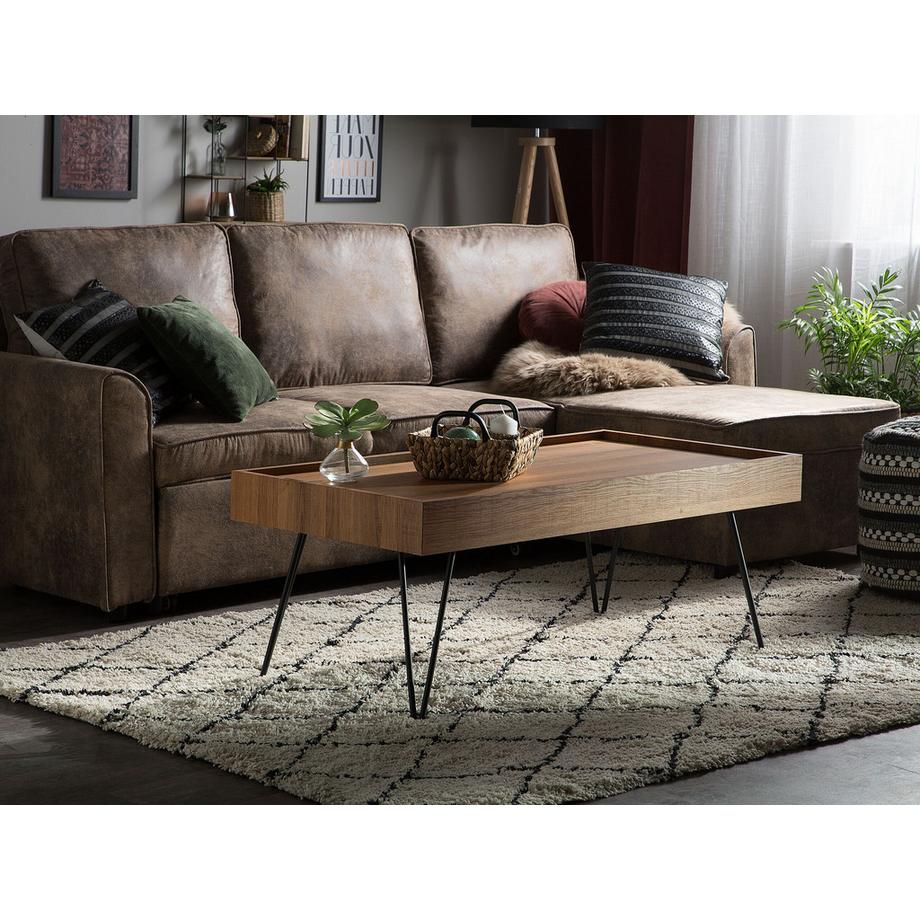 Beliani Table basse en MDF Industriel WELTON  