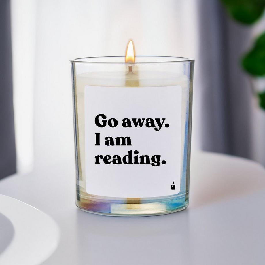 CandleHand Duftkerze Woody Go away. I am reading.  