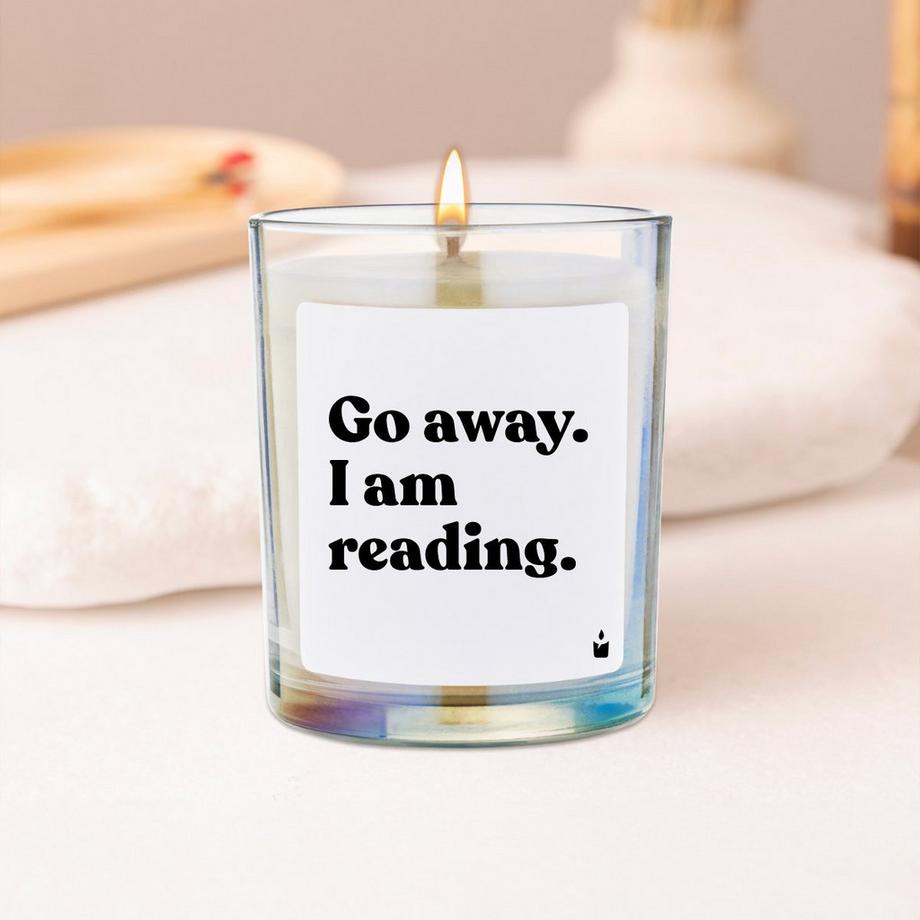 CandleHand Duftkerze Woody Go away. I am reading.  