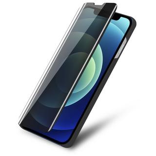 Cadorabo  Housse compatible avec Apple iPhone 12 / 12 PRO - Clear View étui de protection miroir avec fonction de support Protection à 360 degrés 