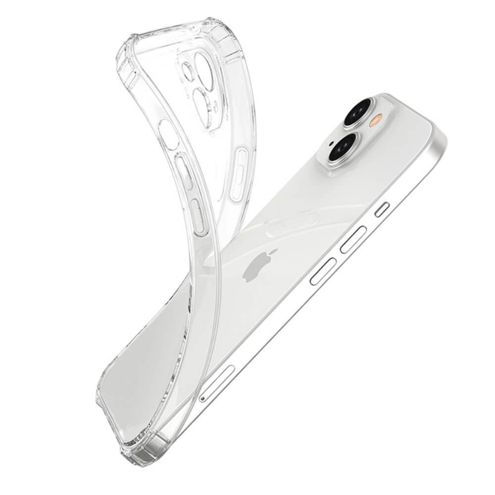 Cover-Discount  iPhone 15 - Drop Protection coque en silicone transparent 