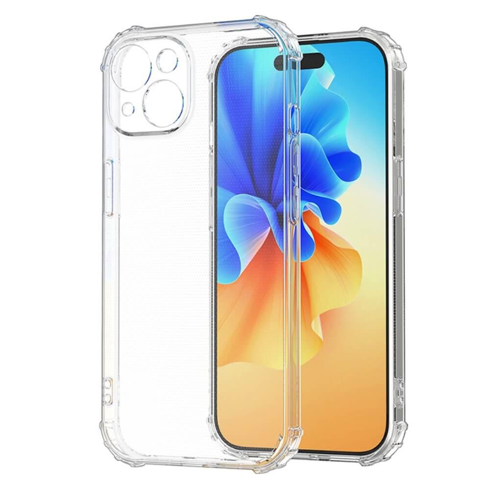 Cover-Discount  iPhone 15 - Drop Protection cover in silicone trasparente 