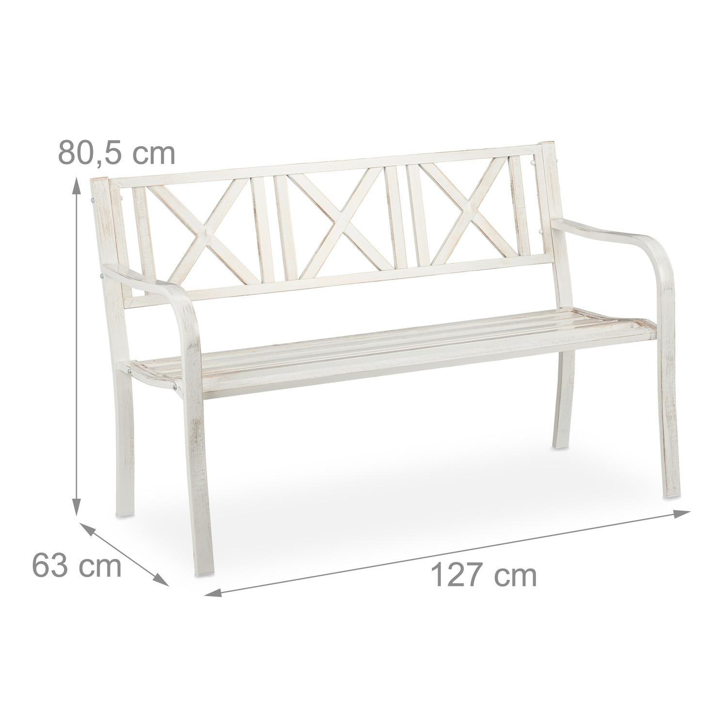 Northix Gartenbank aus Metall  