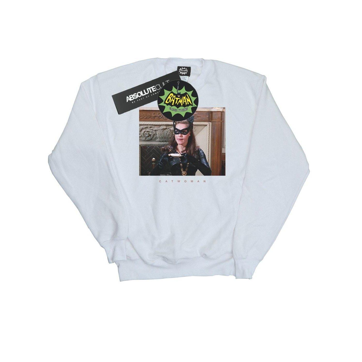Image of Batman Tv Series Catwoman Photo Sweatshirt Jungen Weiss 116